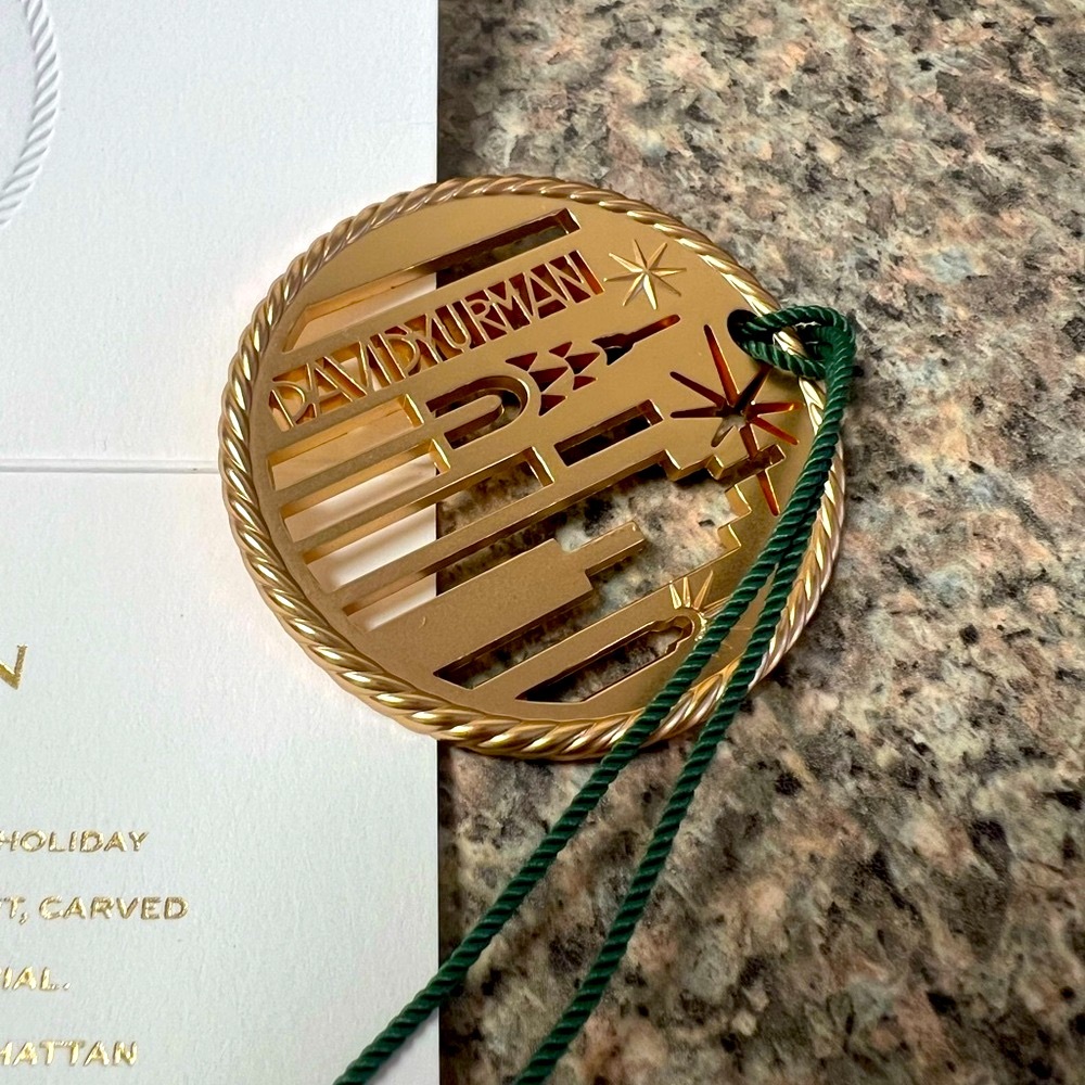 2024 David Yurman Holiday Ornament